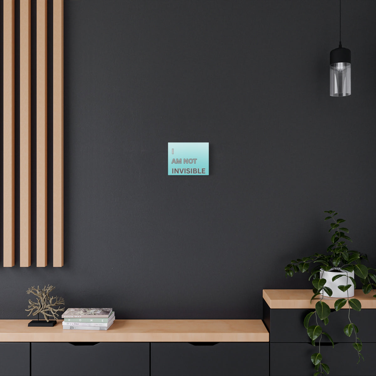 Inspirational Matte Canvas – Visibility & Confidence Reminder (10" x 8")