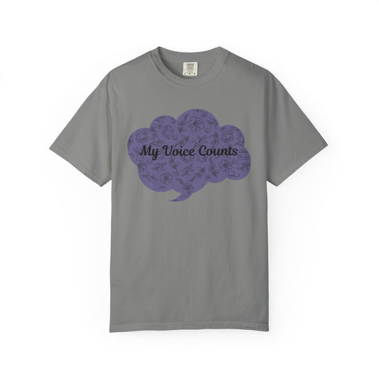 “My Voice Counts” Empowerment T‑Shirt – Activism & Expression Wear