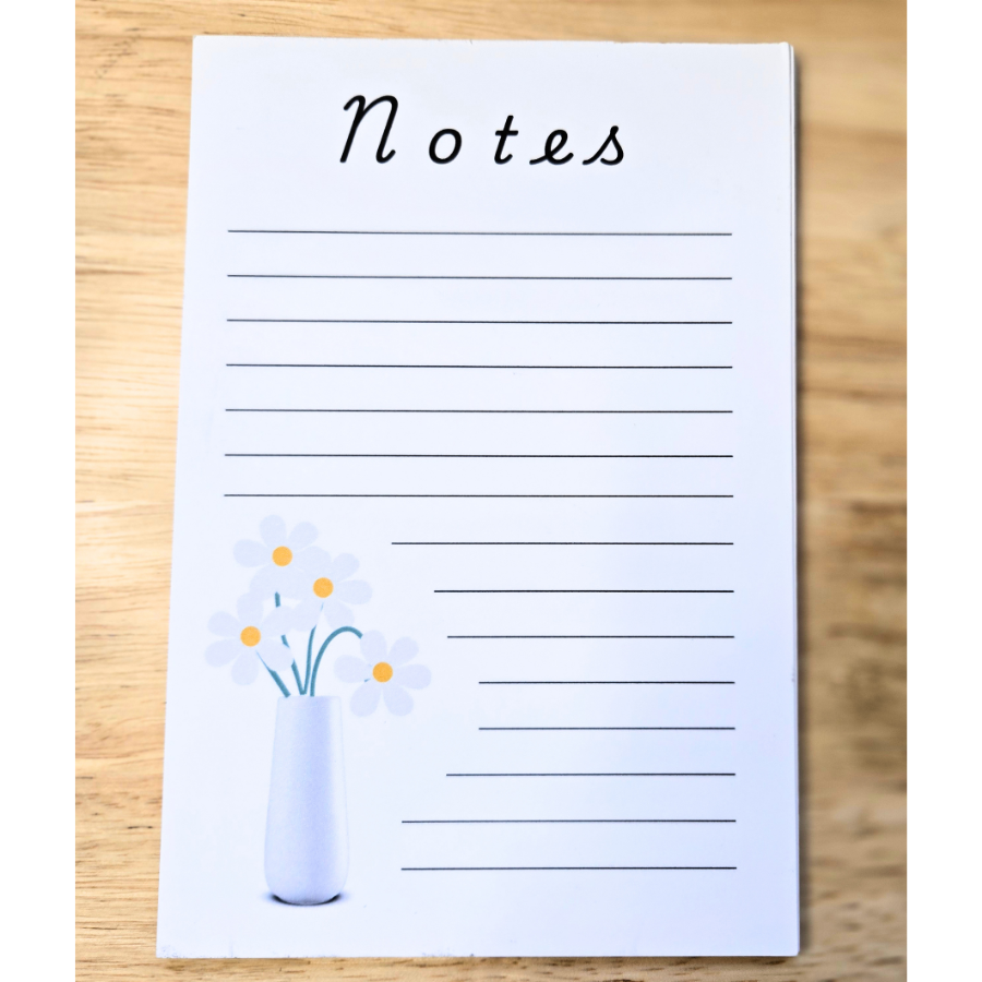 Daisies in Vase Notepad