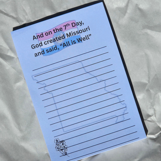 God made Missouri Notepad