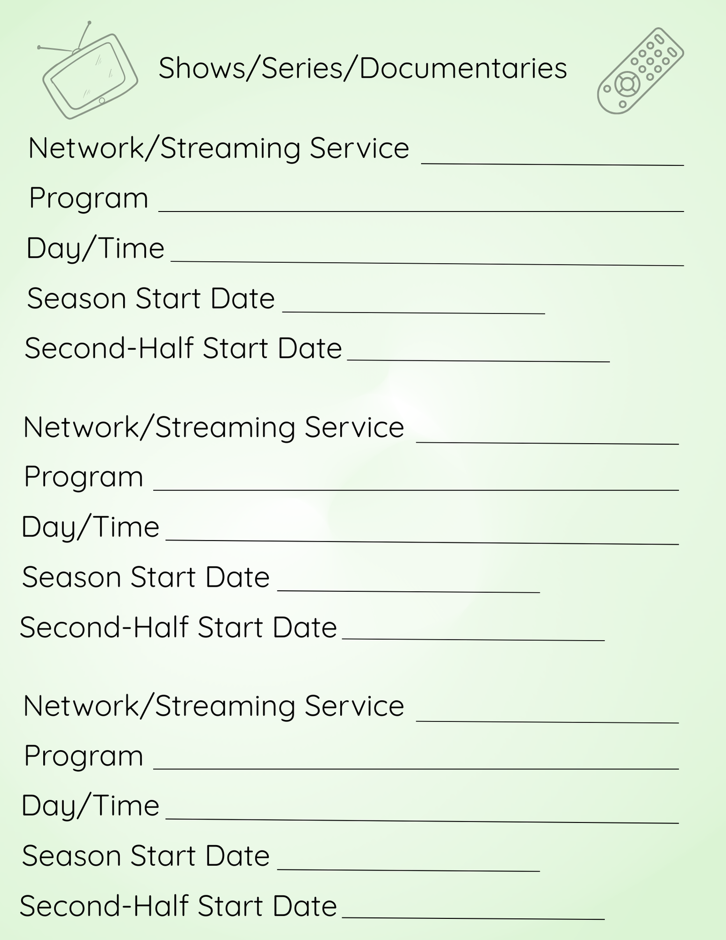 TV & Streaming Tracker – Keep Up With Shows, Seasons & Releases