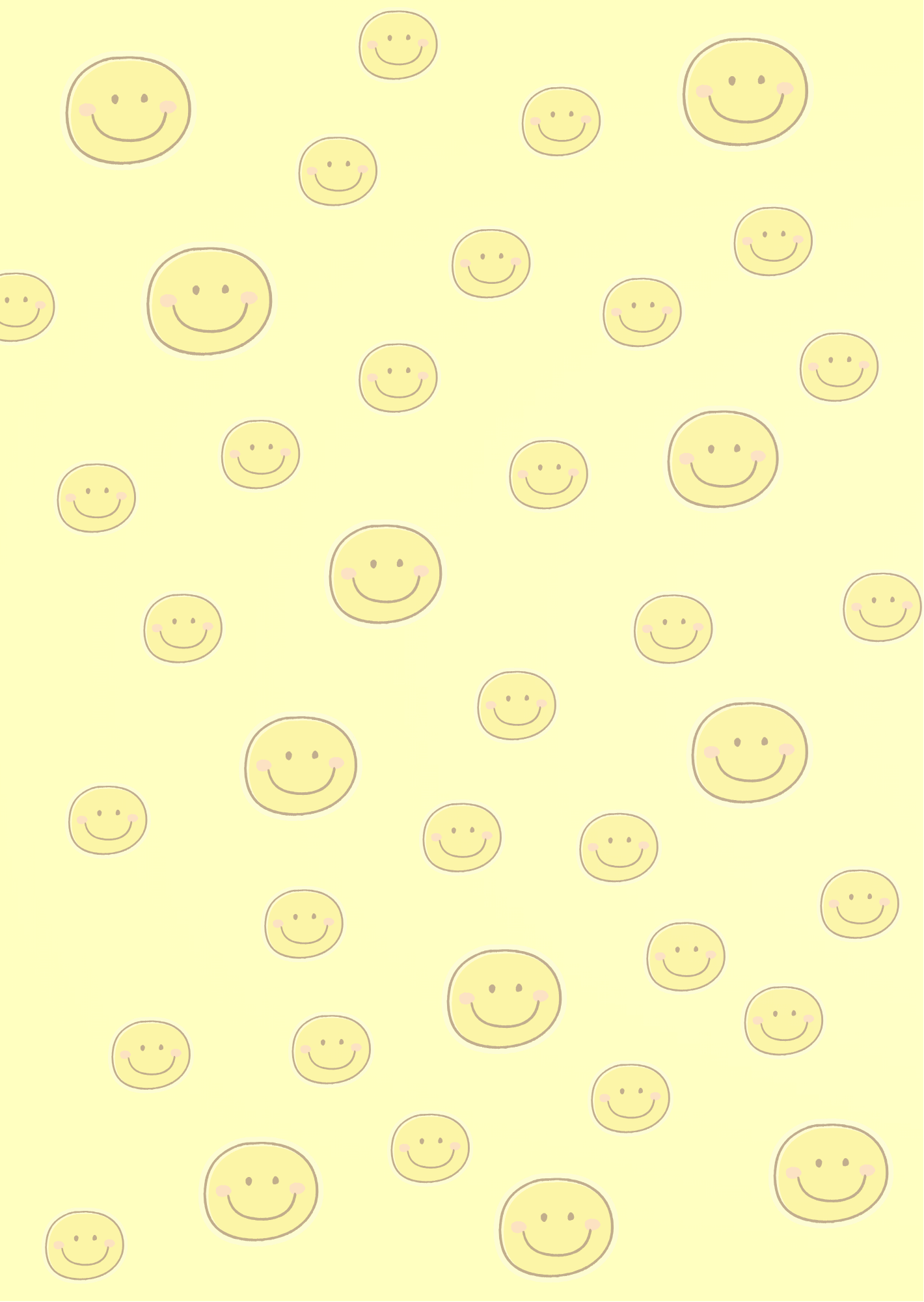 Smiley Face E-Reader Insert