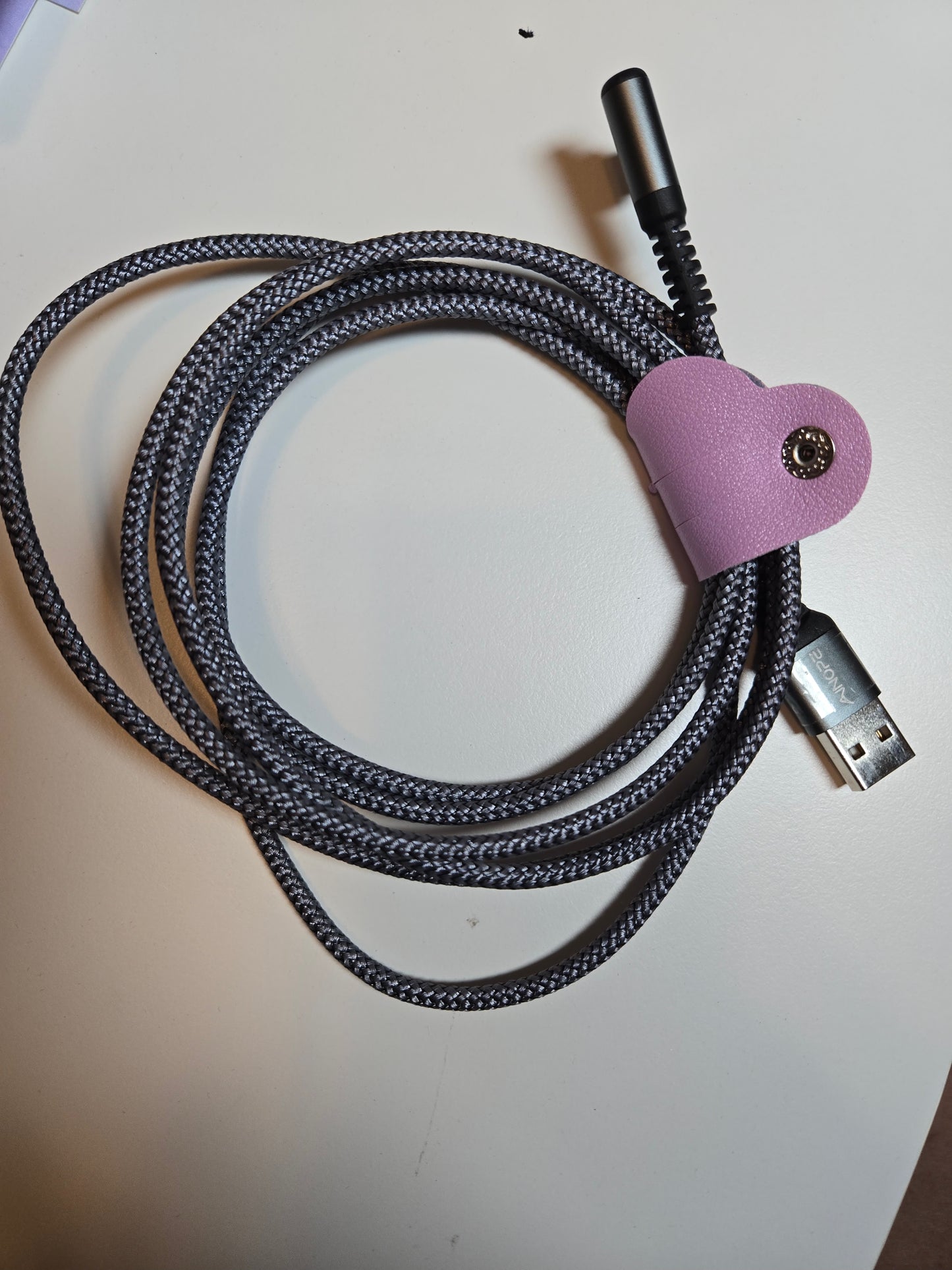 Heart-Shaped cord organizer