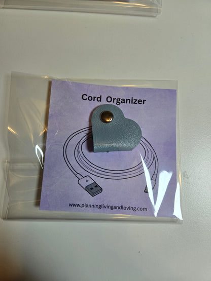 Heart-Shaped cord organizer