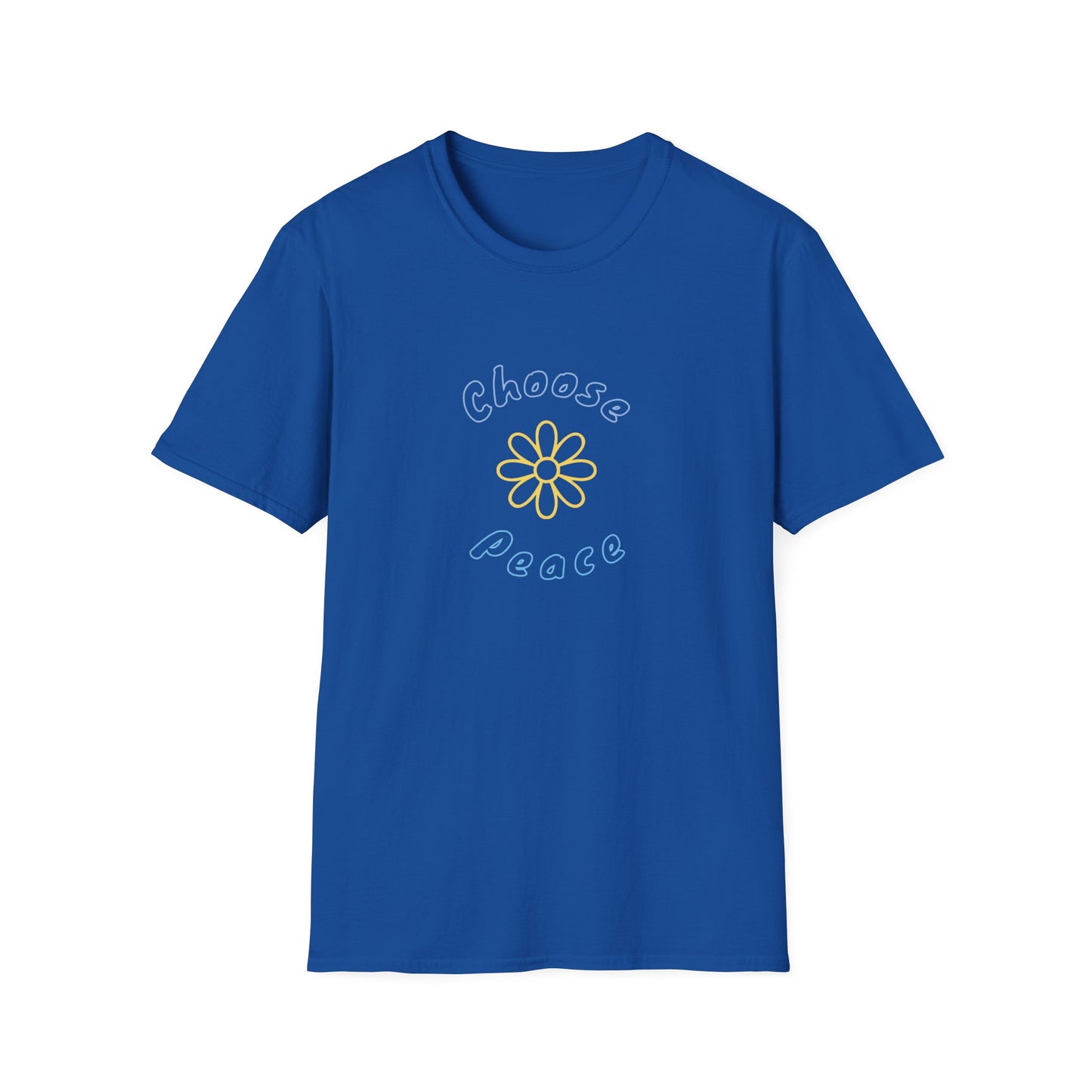 Choose Peace Daisy T-Shirt | Minimal Floral Peace Tee