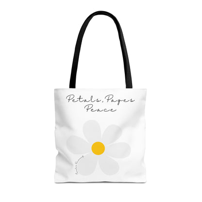 Daisy 'Petals, Papers, Peace' Tote Bag