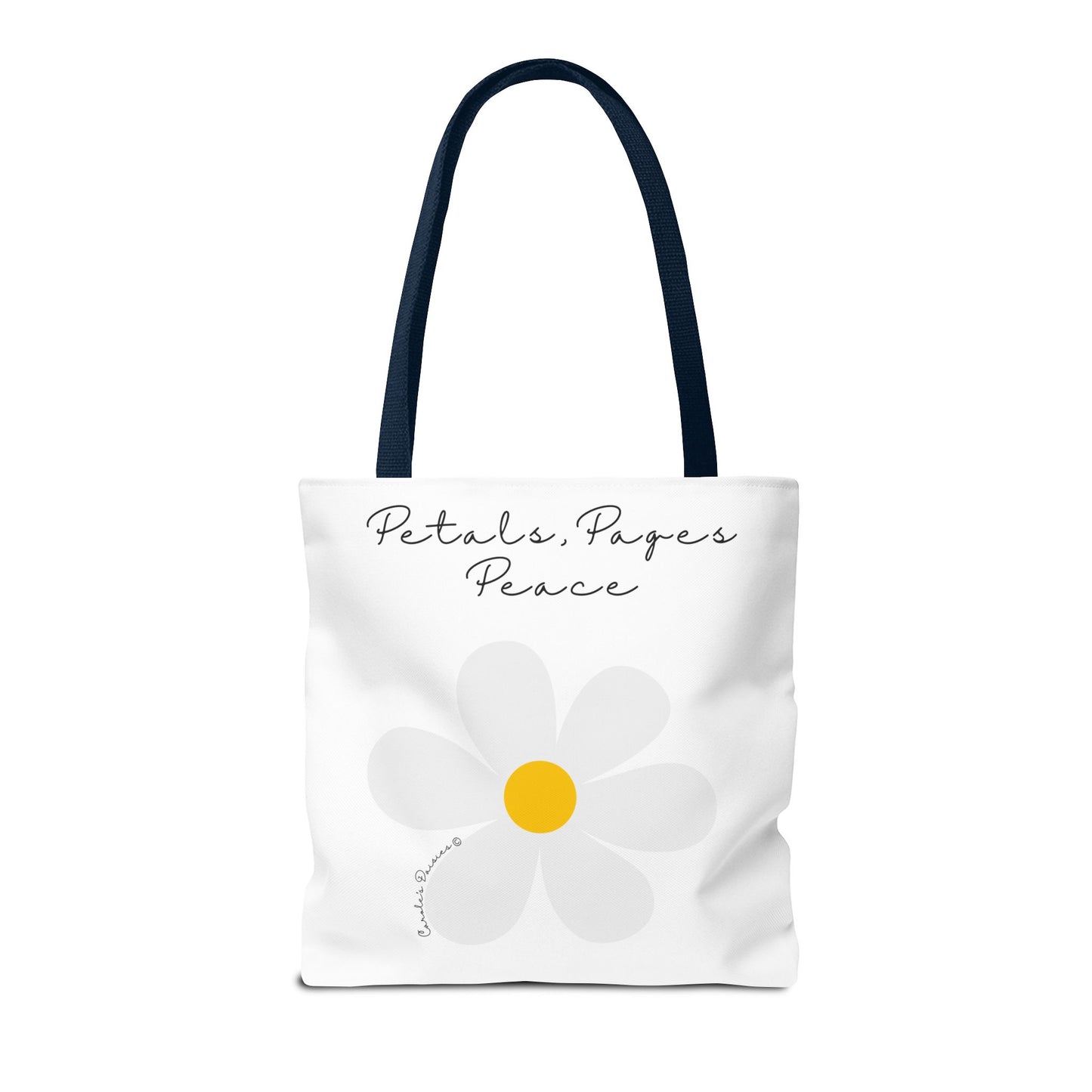 Daisy 'Petals, Papers, Peace' Tote Bag