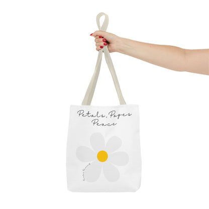 Daisy 'Petals, Papers, Peace' Tote Bag