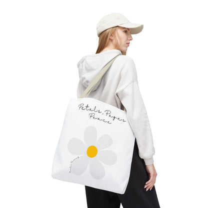 Daisy 'Petals, Papers, Peace' Tote Bag
