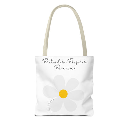 Daisy 'Petals, Papers, Peace' Tote Bag