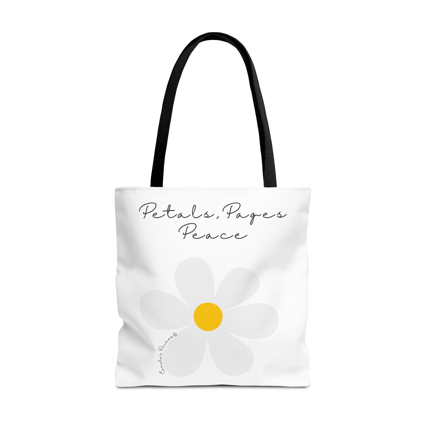 Daisy 'Petals, Papers, Peace' Tote Bag