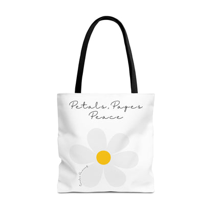 Daisy 'Petals, Papers, Peace' Tote Bag