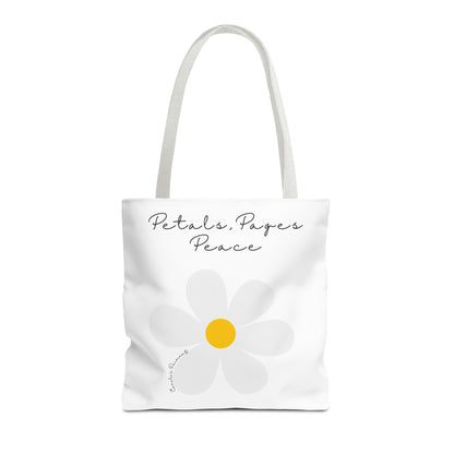 Daisy 'Petals, Papers, Peace' Tote Bag