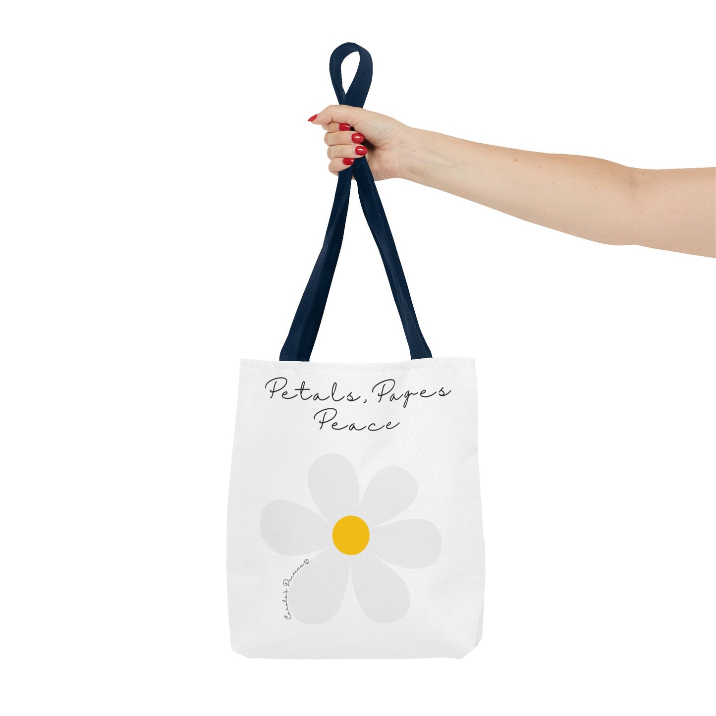 Daisy 'Petals, Papers, Peace' Tote Bag