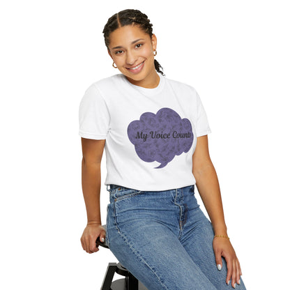 “My Voice Counts” Empowerment T‑Shirt – Activism & Expression Wear