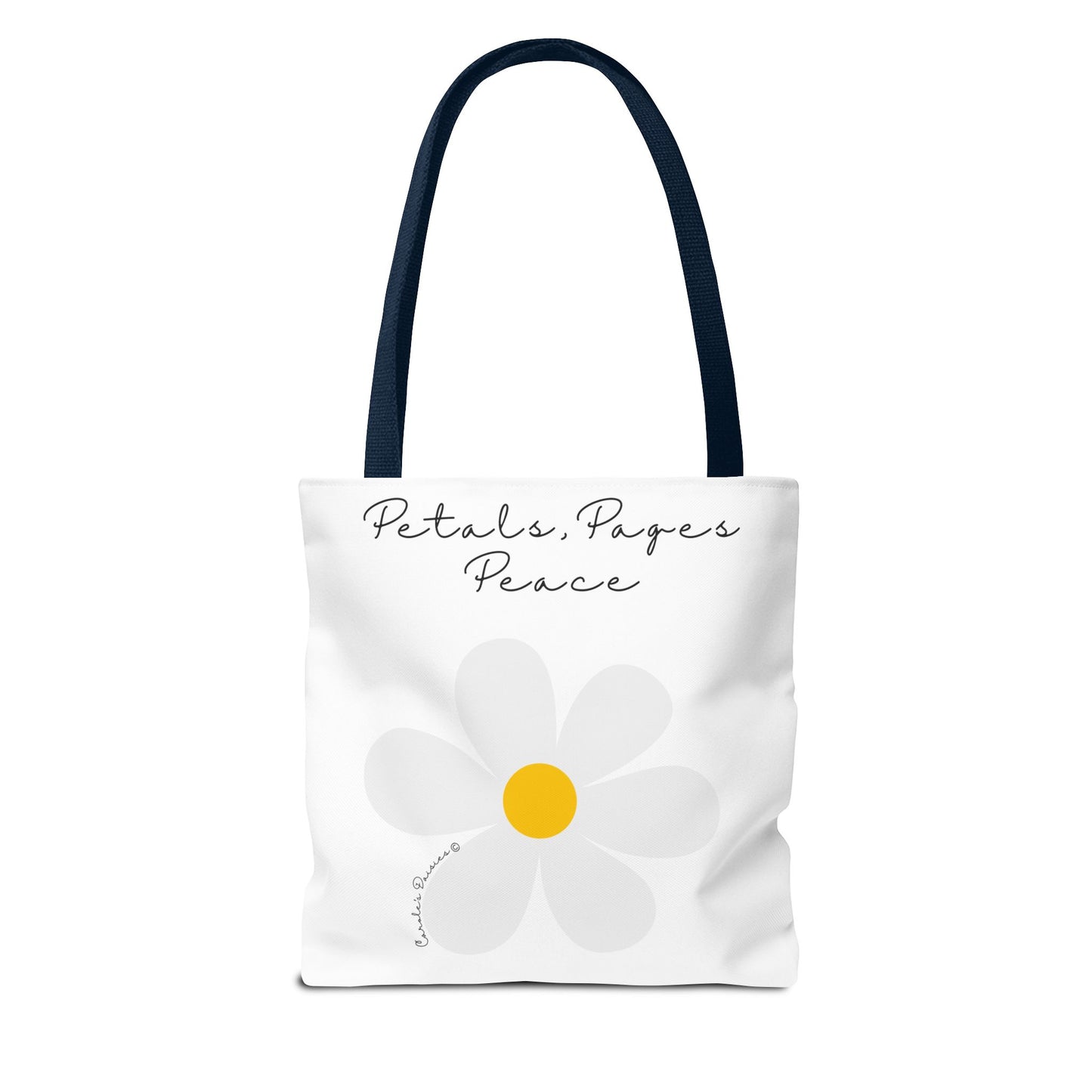 Daisy 'Petals, Papers, Peace' Tote Bag