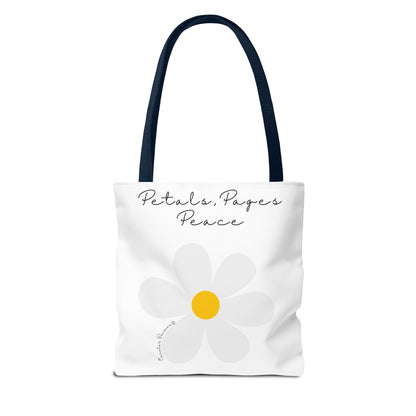 Daisy 'Petals, Papers, Peace' Tote Bag