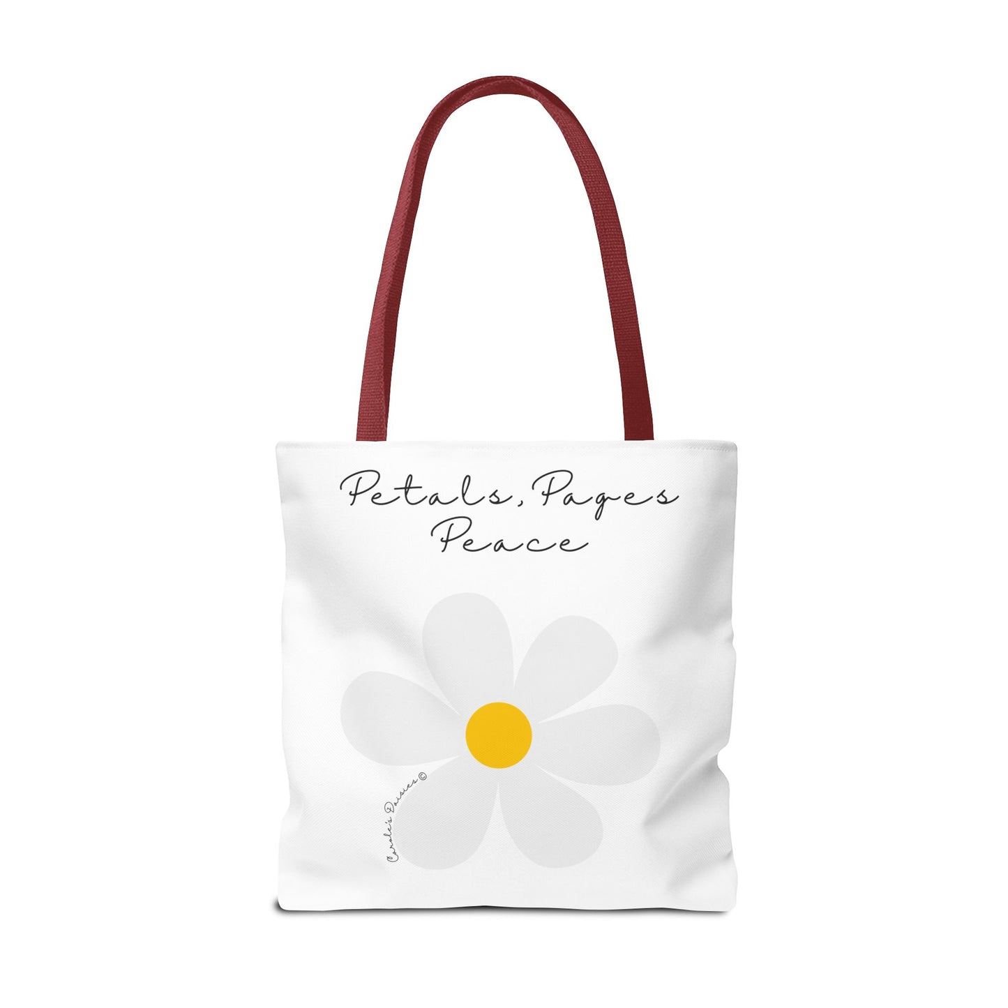 Daisy 'Petals, Papers, Peace' Tote Bag
