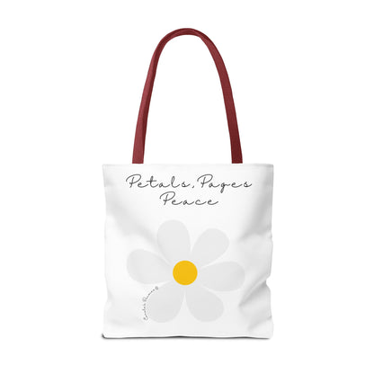 Daisy 'Petals, Papers, Peace' Tote Bag