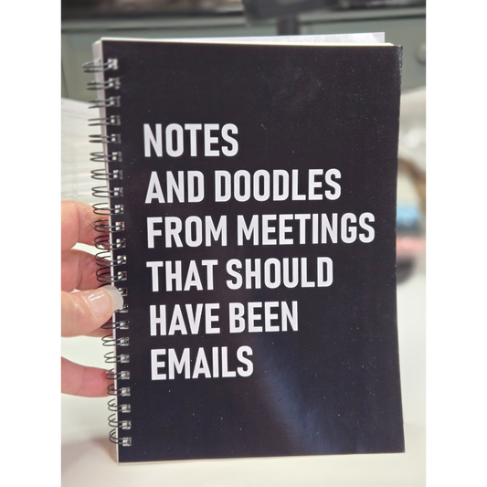 Funny Sarcastic Notebooks for Work - Lined Notebooks with Witty Quotes