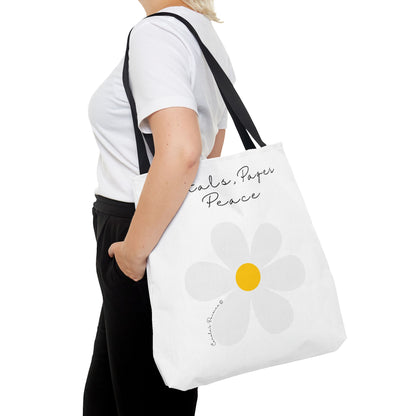 Daisy 'Petals, Papers, Peace' Tote Bag