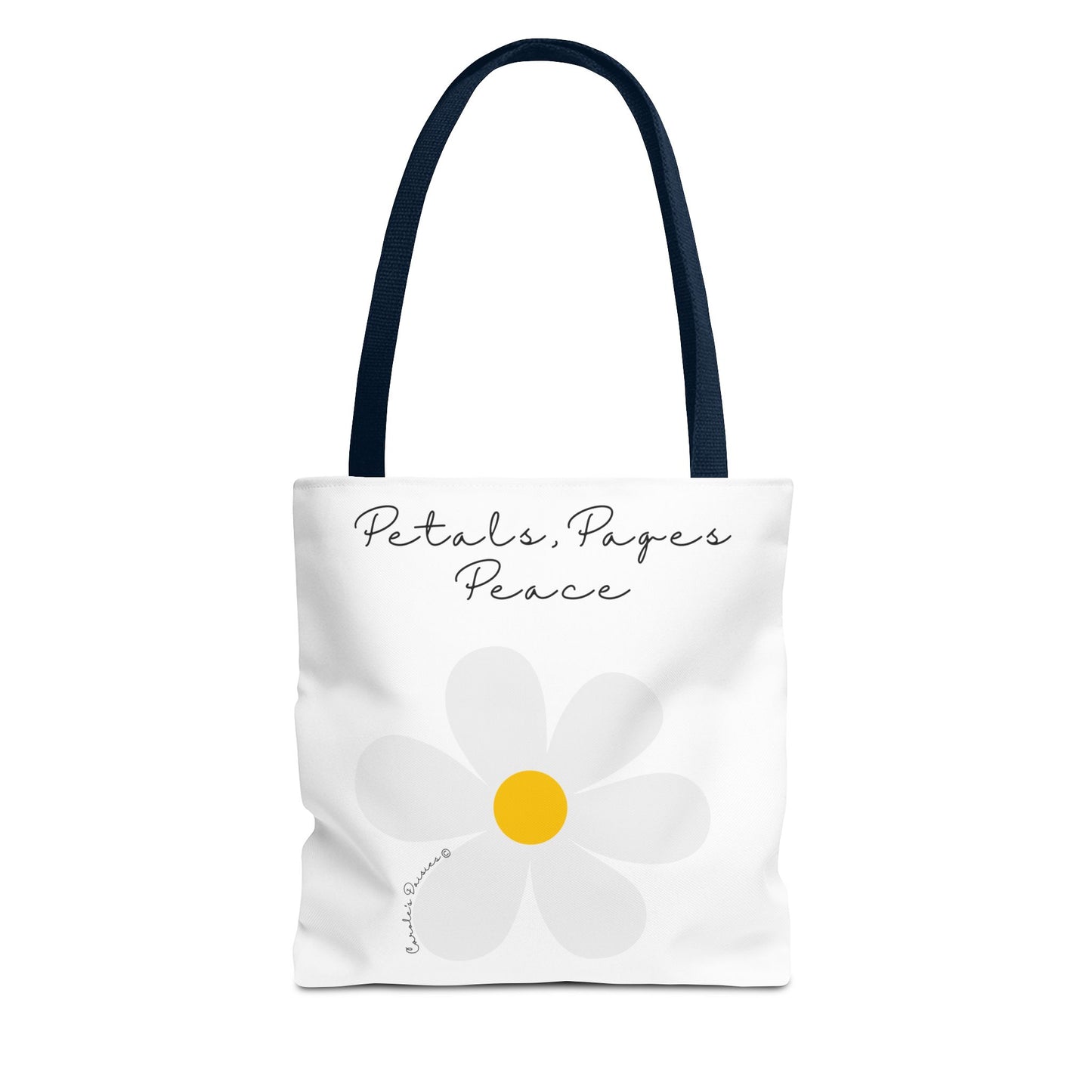 Daisy 'Petals, Papers, Peace' Tote Bag