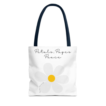Daisy 'Petals, Papers, Peace' Tote Bag