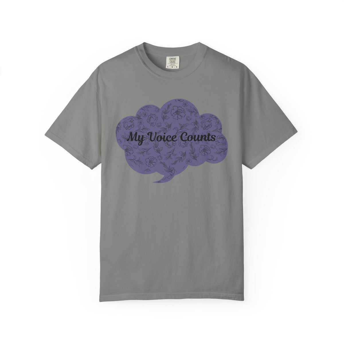 “My Voice Counts” Empowerment T‑Shirt – Activism & Expression Wear