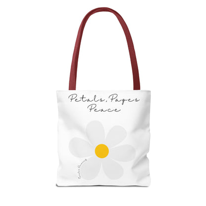 Daisy 'Petals, Papers, Peace' Tote Bag