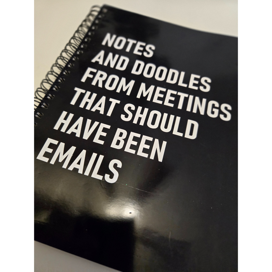 Funny Sarcastic Notebooks for Work - Lined Notebooks with Witty Quotes