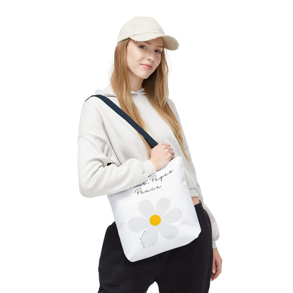 Daisy 'Petals, Papers, Peace' Tote Bag