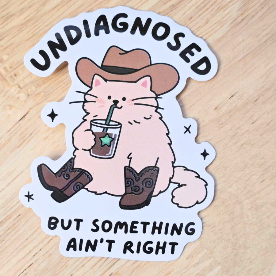 Undiagnosed funny Sticker