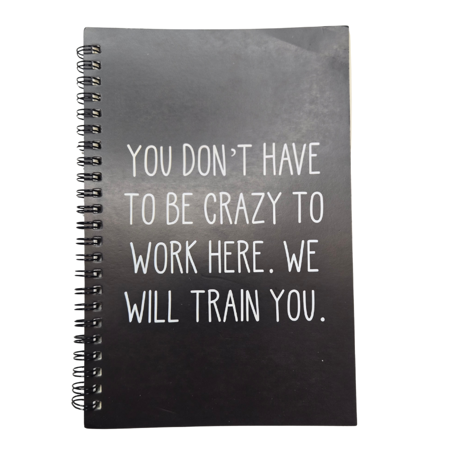 Funny Sarcastic Notebooks for Work - Lined Notebooks with Witty Quotes