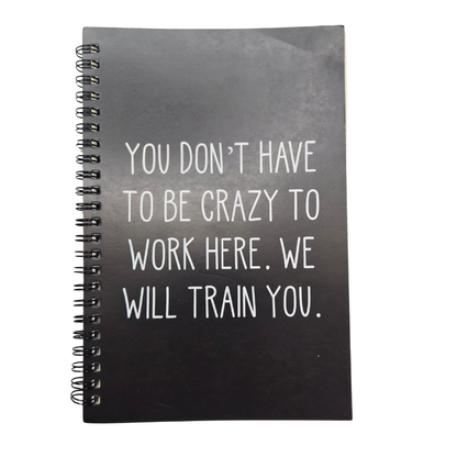Funny Sarcastic Notebooks for Work - Lined Notebooks with Witty Quotes