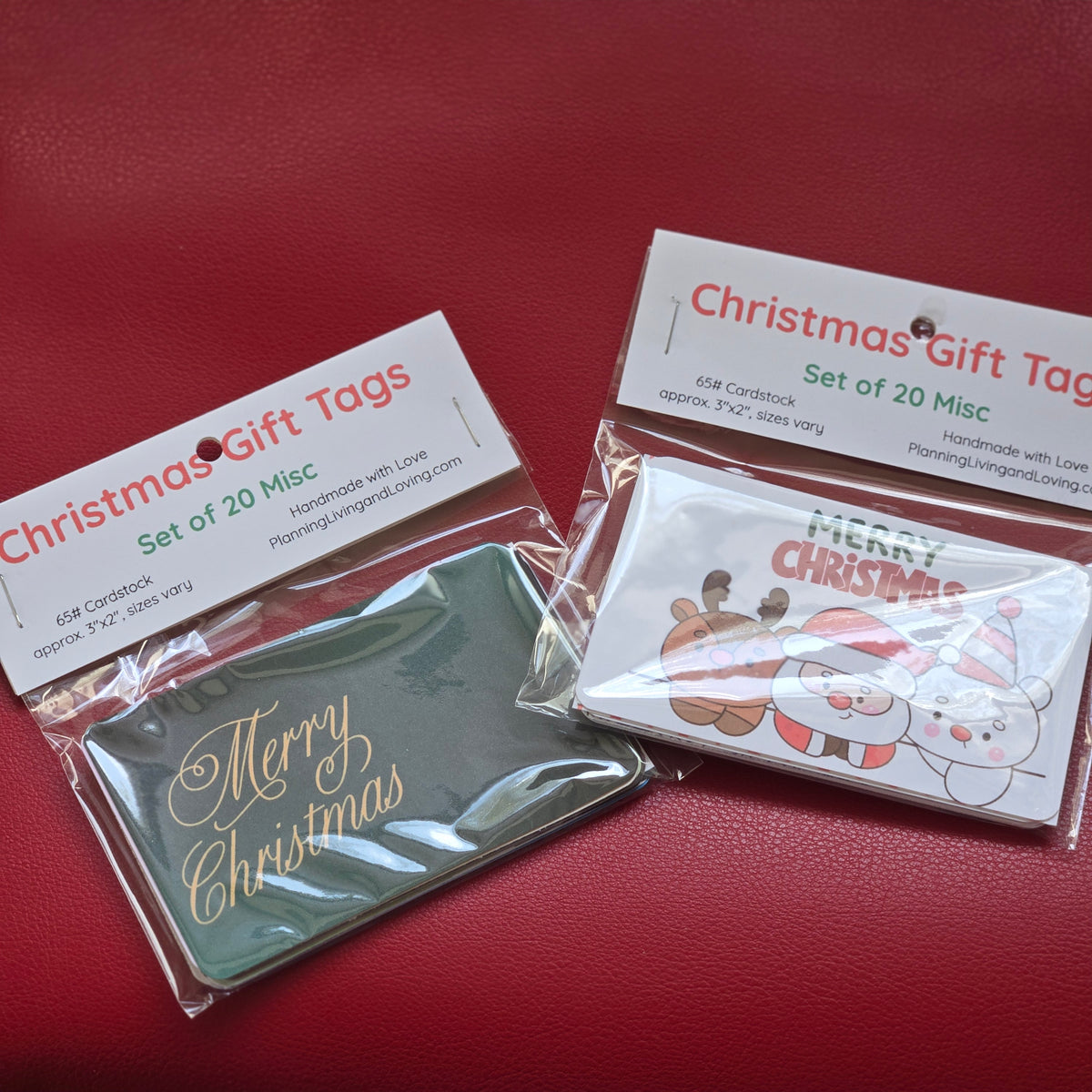Unique Handmade Christmas Gift Tags