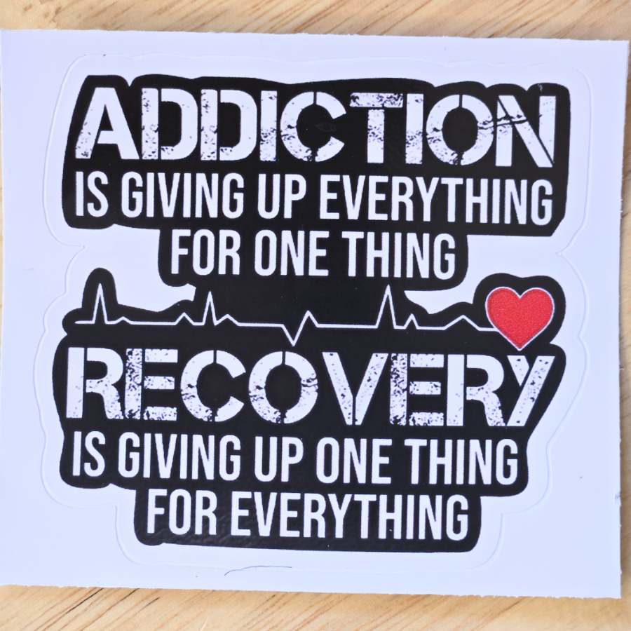 Addiction Sticker