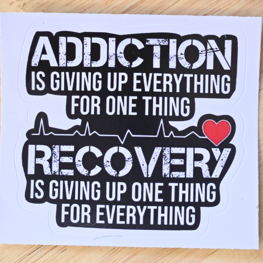 Addiction Sticker