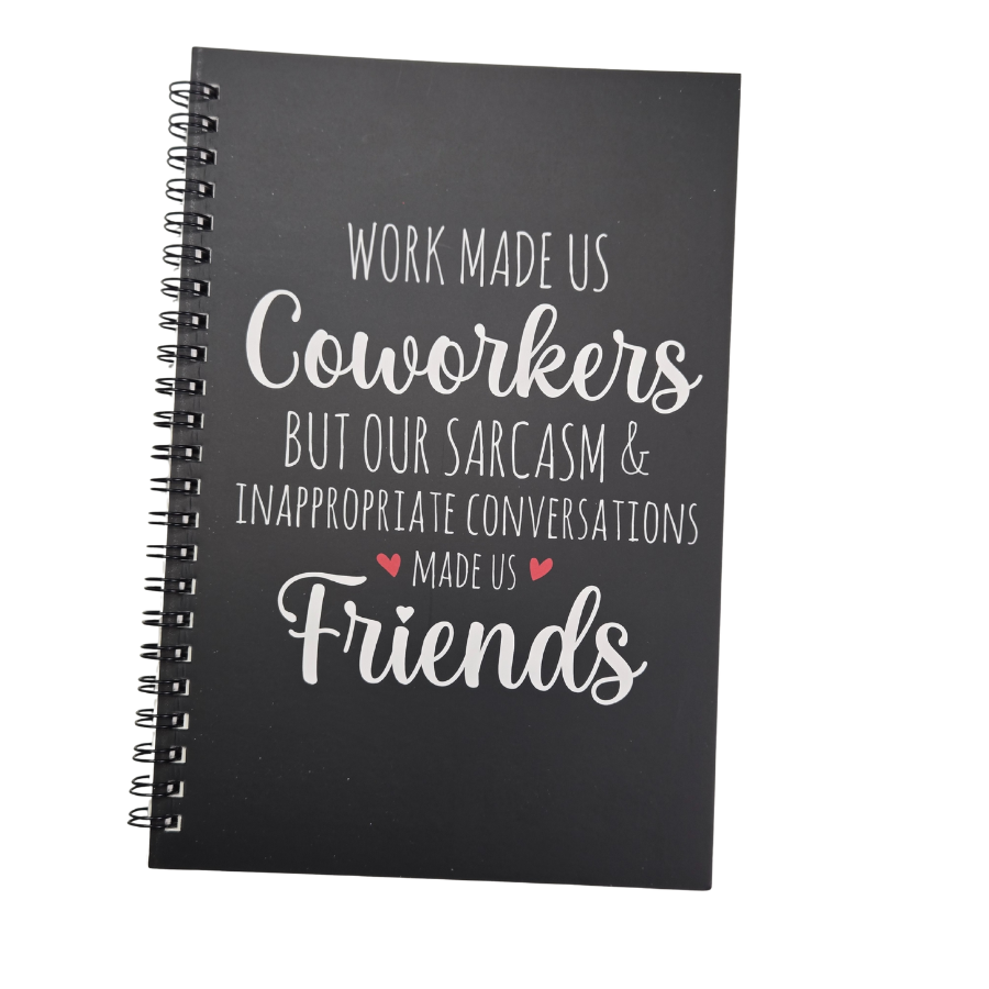Funny Sarcastic Notebooks for Work - Lined Notebooks with Witty Quotes