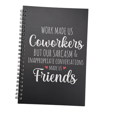 Funny Sarcastic Notebooks for Work - Lined Notebooks with Witty Quotes