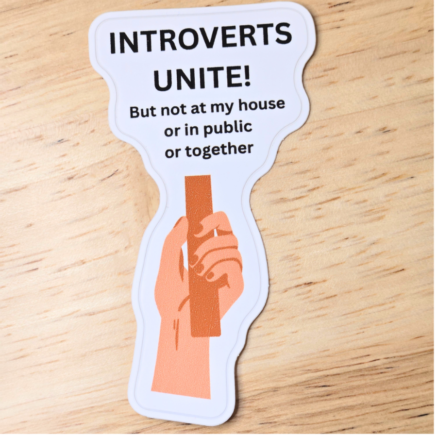 Introverts Sticker