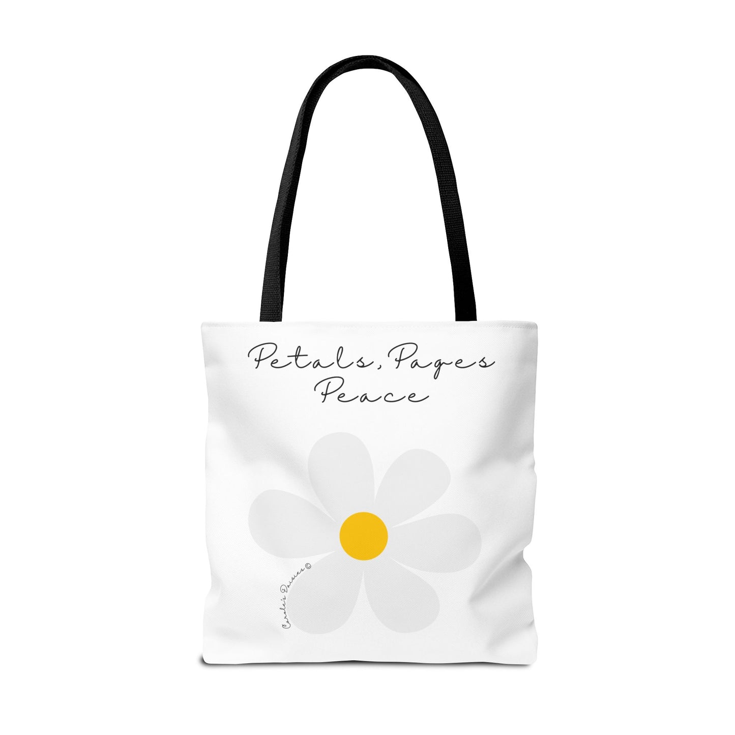 Daisy 'Petals, Papers, Peace' Tote Bag