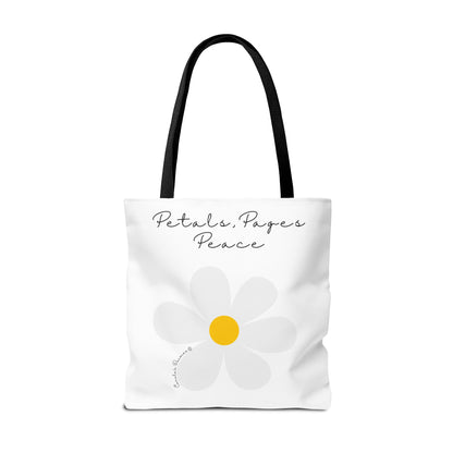 Daisy 'Petals, Papers, Peace' Tote Bag