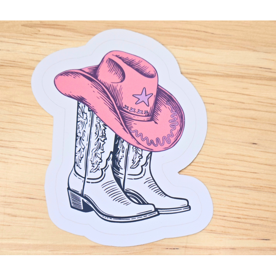 Get your Cowgirl On Cute Sticker