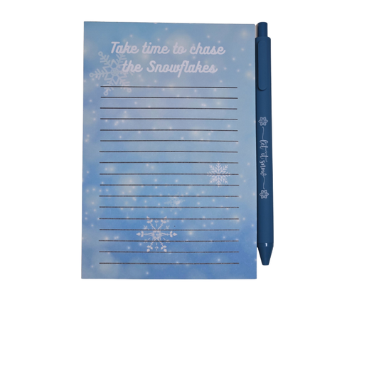 Winter notepad