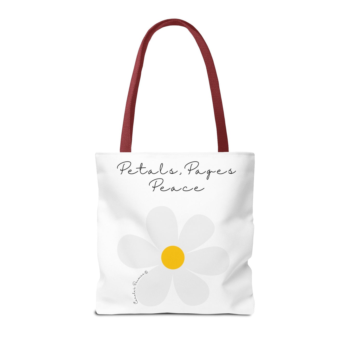 Daisy 'Petals, Papers, Peace' Tote Bag