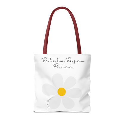 Daisy 'Petals, Papers, Peace' Tote Bag
