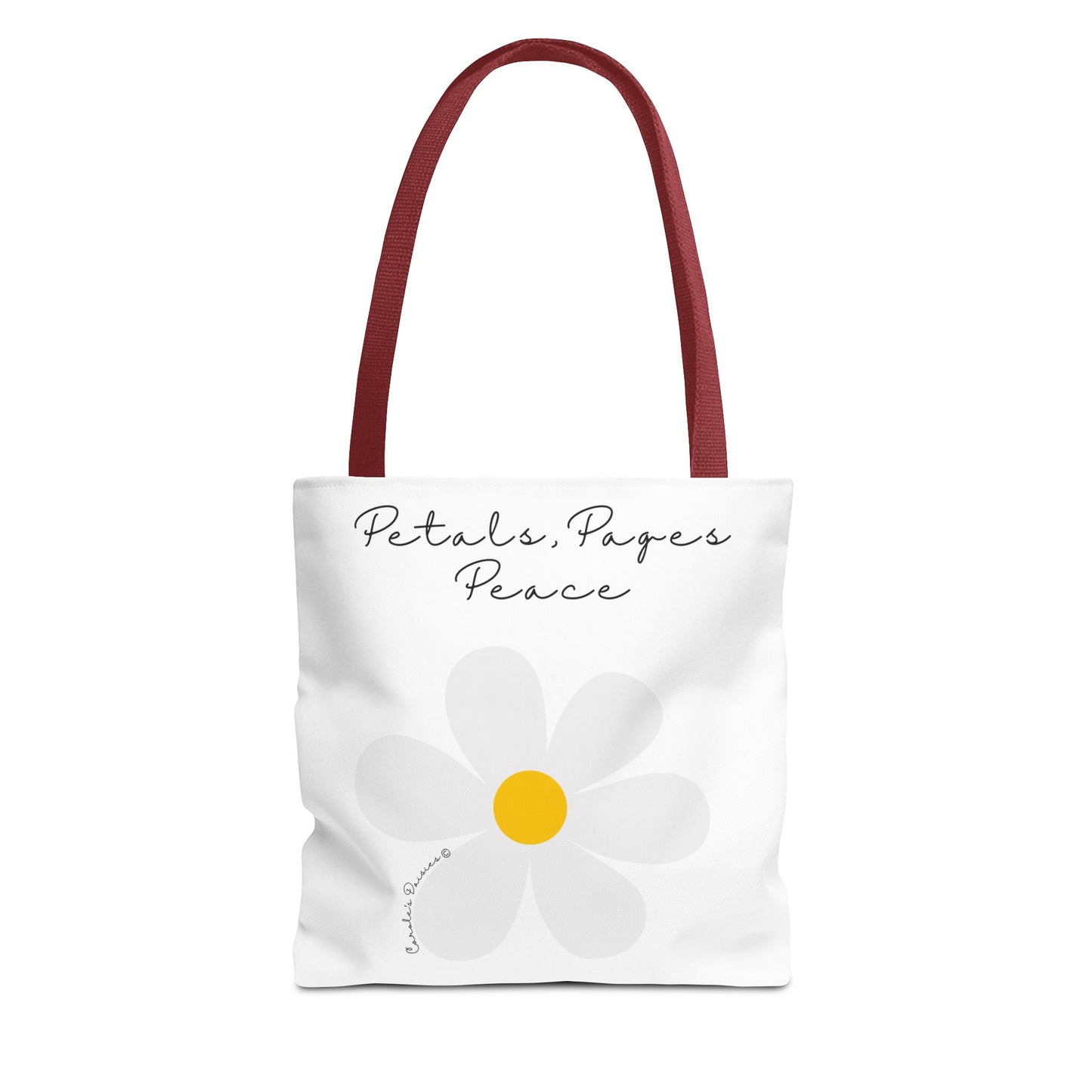 Daisy 'Petals, Papers, Peace' Tote Bag