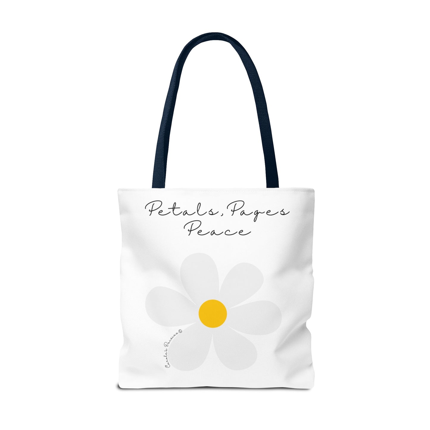 Daisy 'Petals, Papers, Peace' Tote Bag