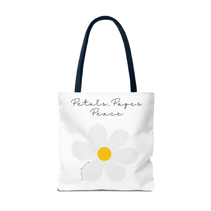 Daisy 'Petals, Papers, Peace' Tote Bag