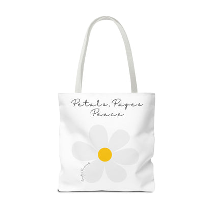 Daisy 'Petals, Papers, Peace' Tote Bag